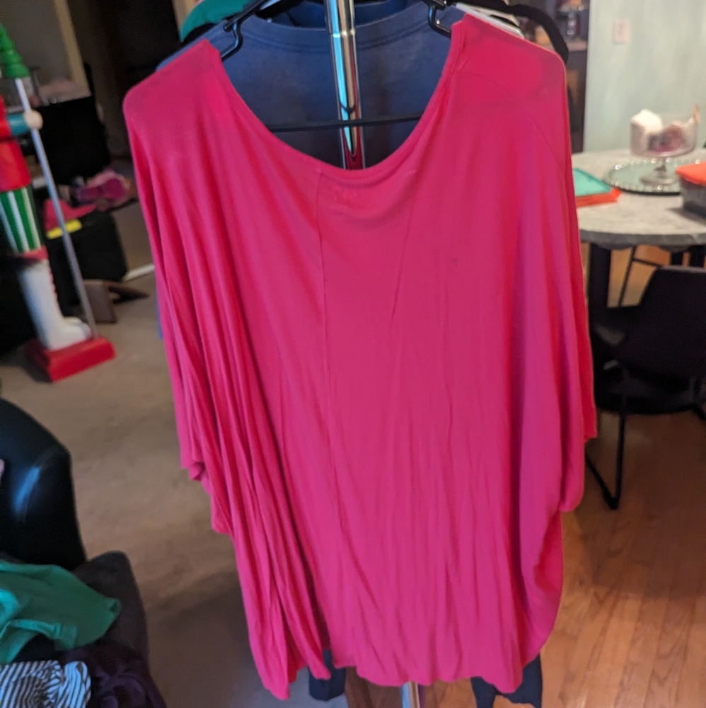 💙Maurices lipstick pink 3x 24/7 top - Picture 4 of 6